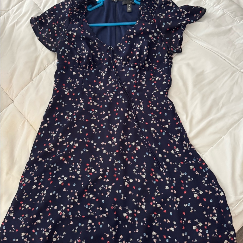 Floral Navy Dress